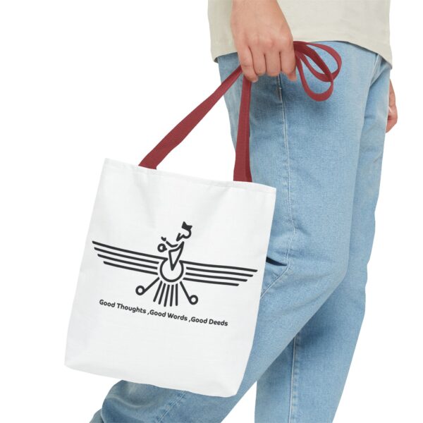 Persian Faravahar Symbol of Zoroastrianism - Tote Bag (AOP) - Image 7