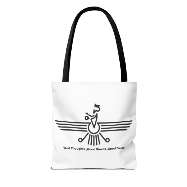 Persian Faravahar Symbol of Zoroastrianism - Tote Bag (AOP) - Image 2