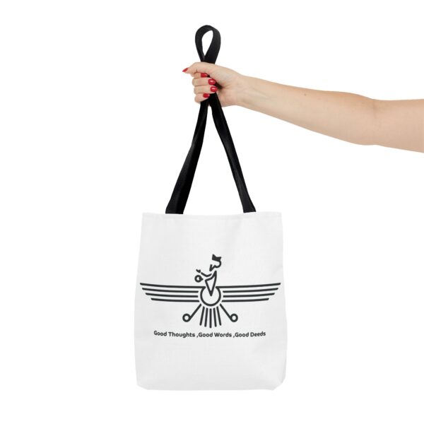 Persian Faravahar Symbol of Zoroastrianism - Tote Bag (AOP) - Image 4