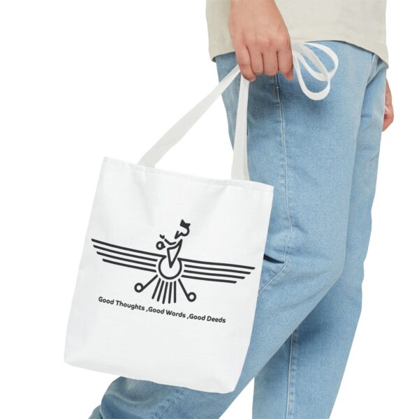 Persian Faravahar Symbol of Zoroastrianism - Tote Bag (AOP) - Image 11